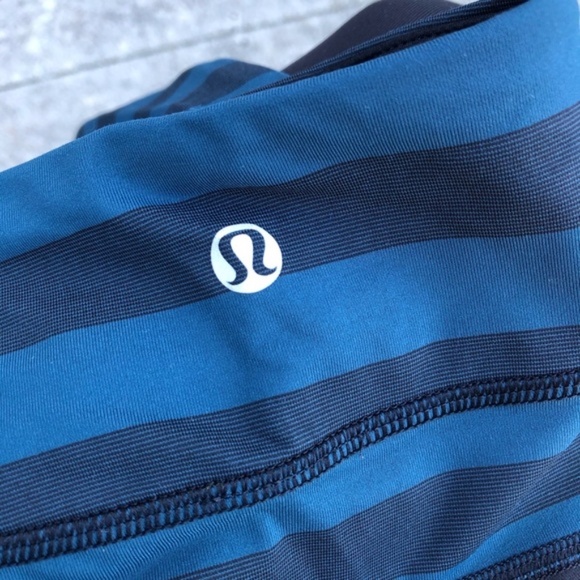 Lululemon Top Speed Crop 2 Alberta Lake Stripe - Picture 4 of 8